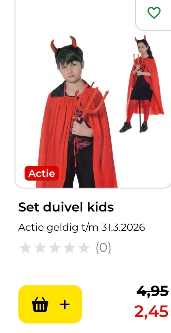 Carnaval deals voor kleine prijsjes