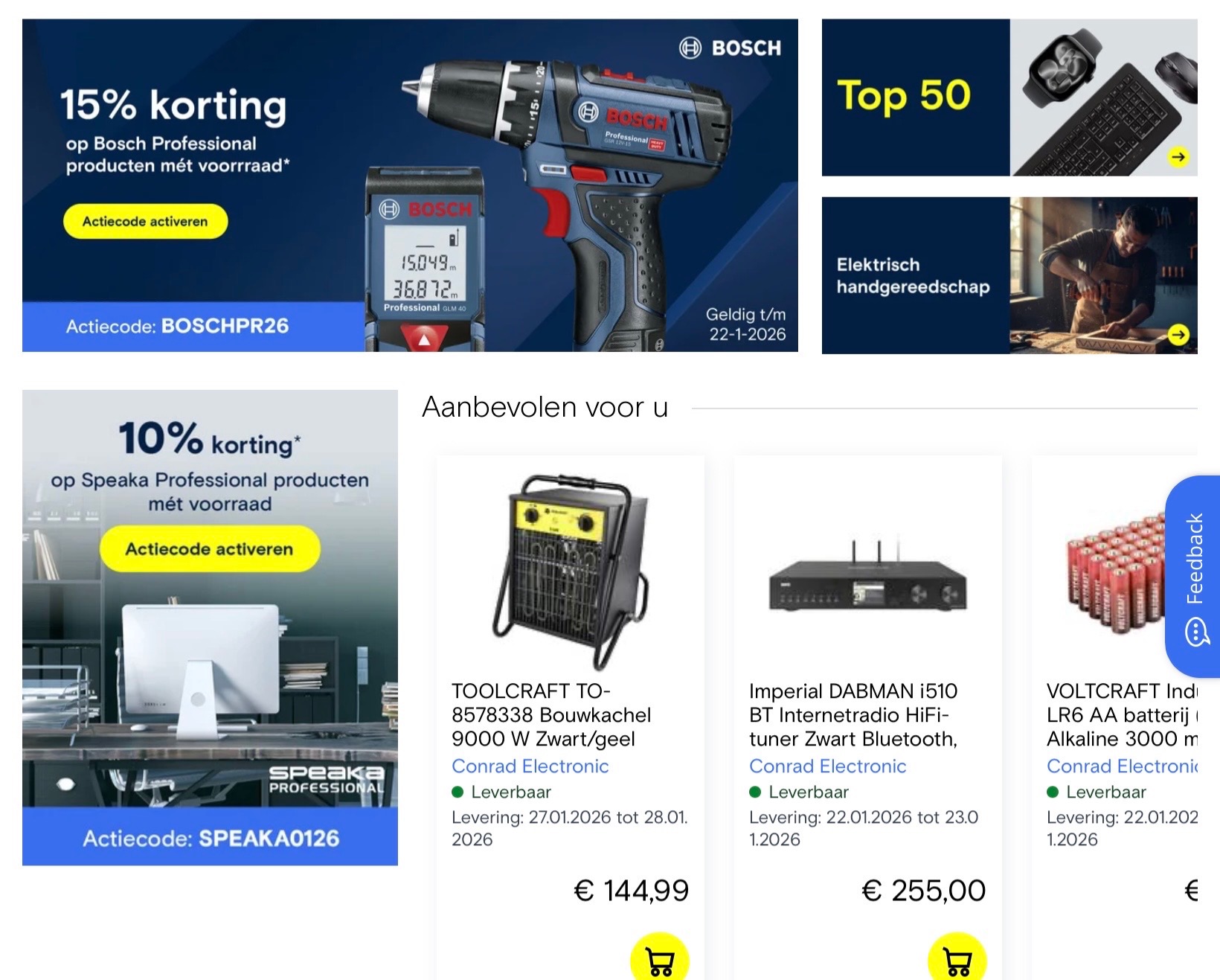 Conrad Bosch, SpeaKa , stopcontactsplitter