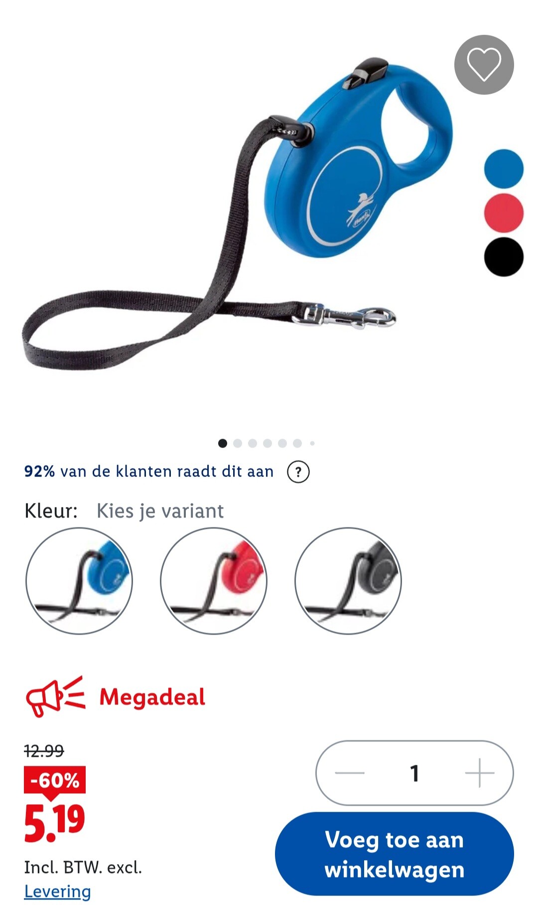 Uitrolbare leiband Fun Special, max. 5 m -60%