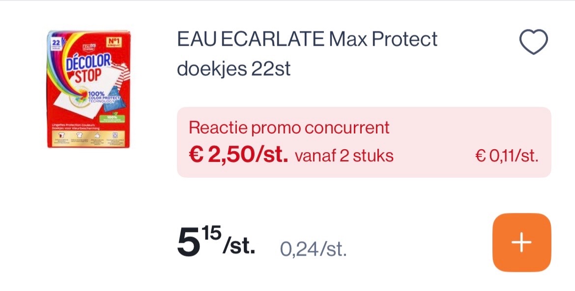 Eau ecarlette Max protect doekjes -50%