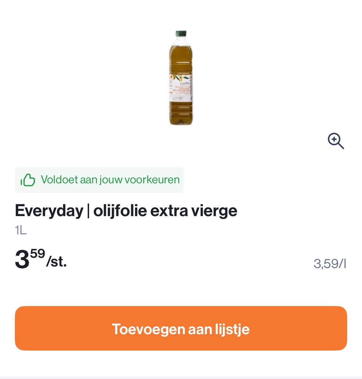Everyday olijfolie extra vierge 1L -50€