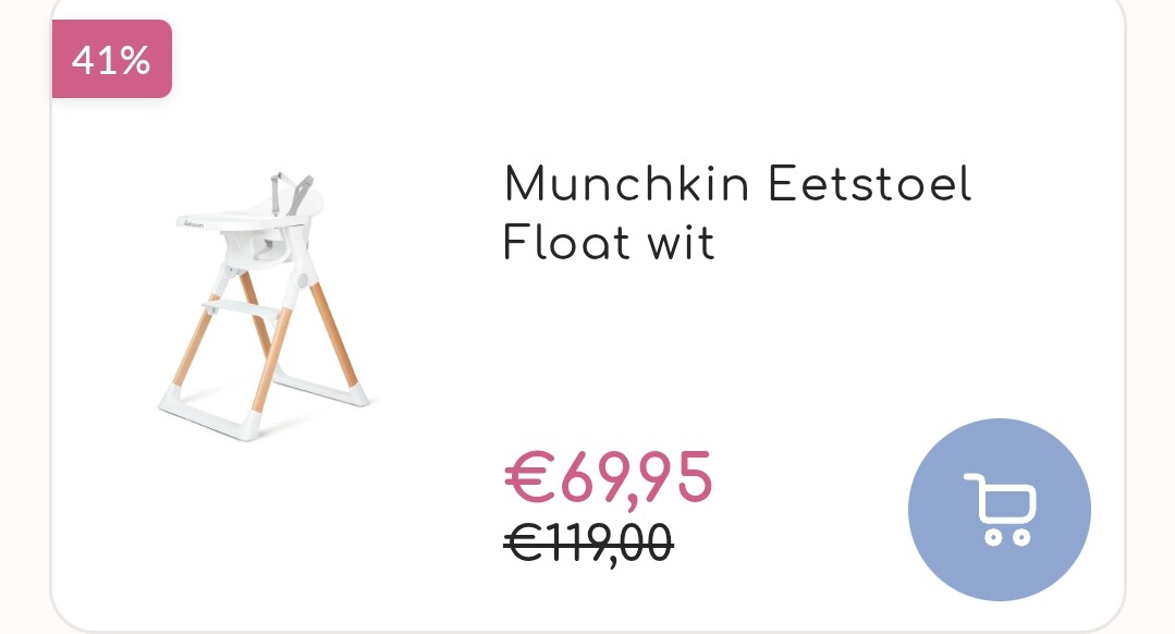 20% extra bovenop outletprijzen bij Dreambaby