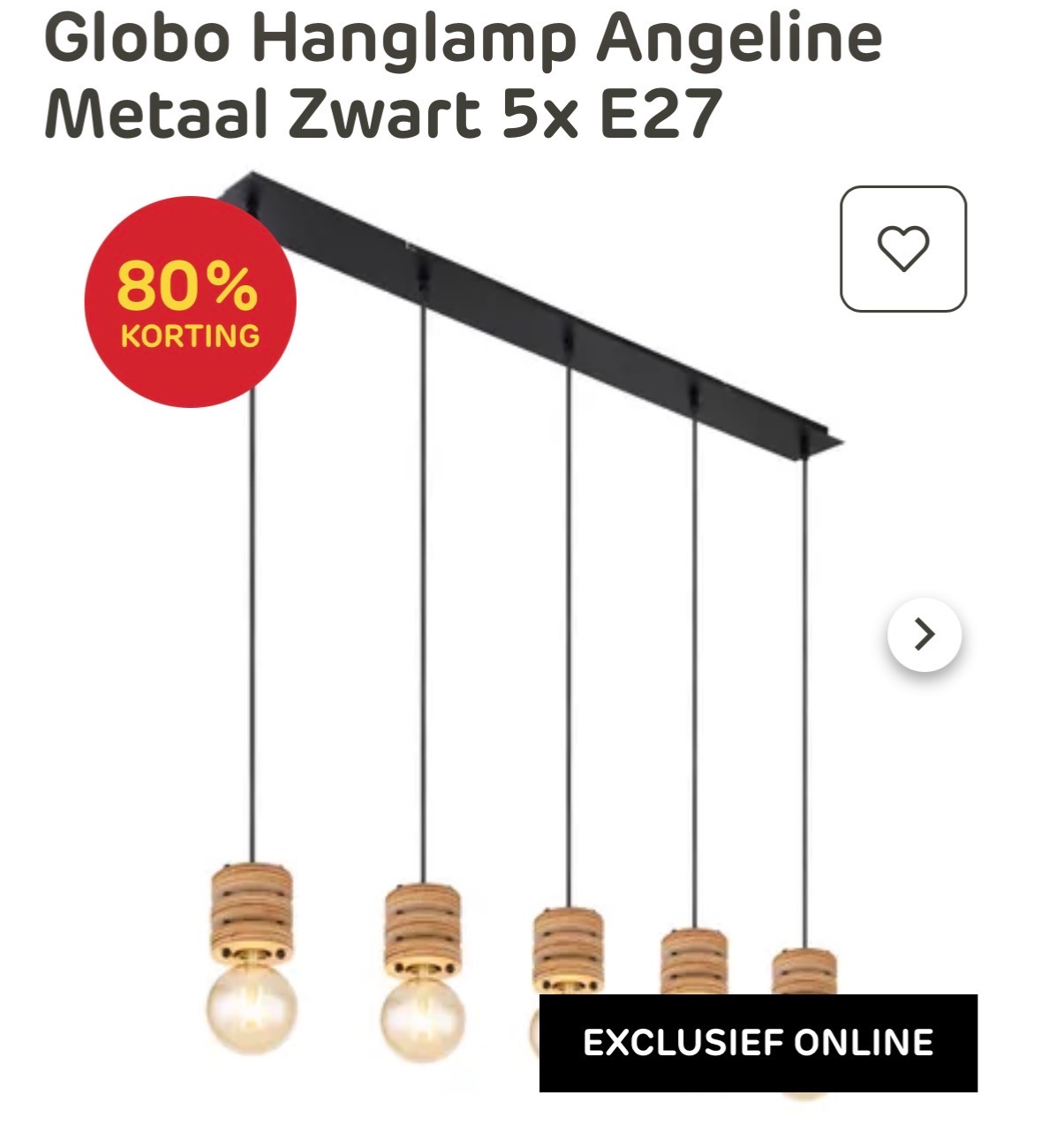 Globo Hanglampen met grote kortingen 👀