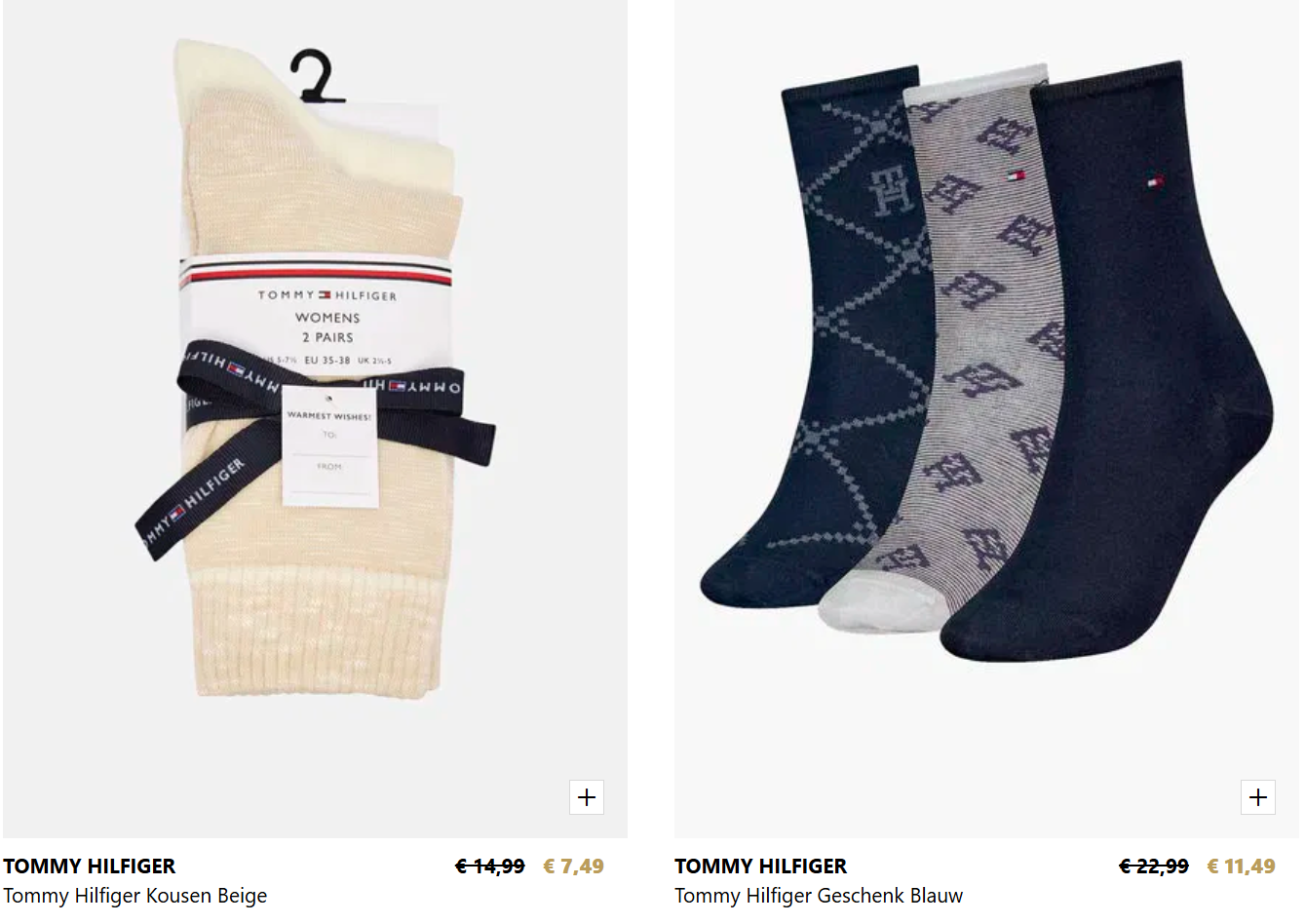 Tommy Hilfiger sokken vanaf 5,99 euro