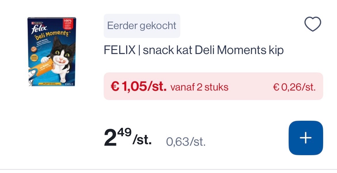 Felix kattensnacks -50%