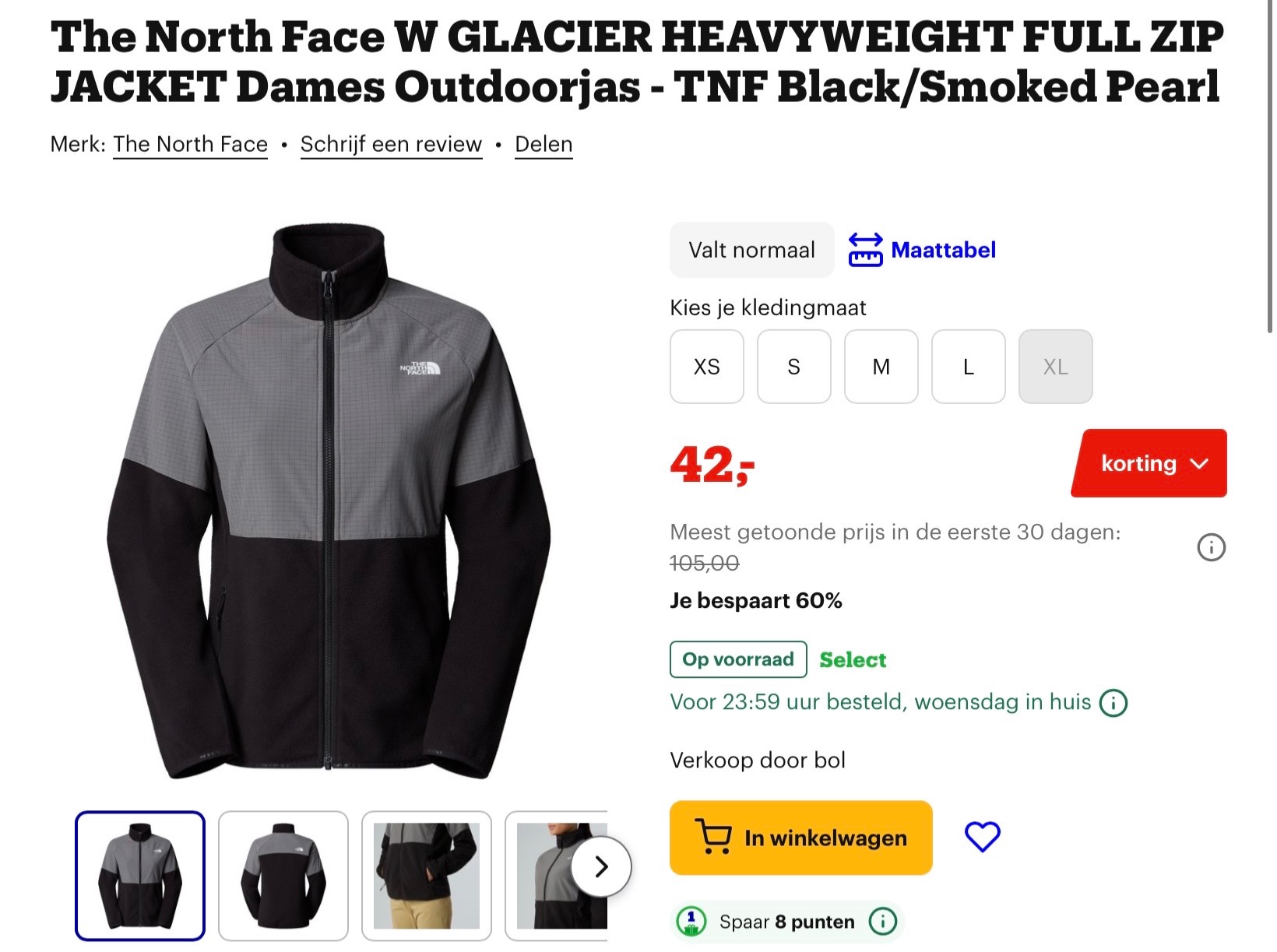 The North Face dames outdoorjas -60%