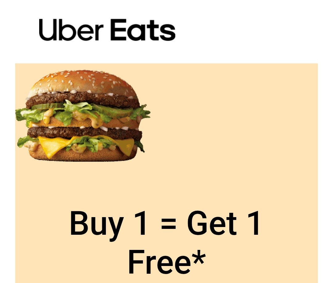 1 kopen = 1 gratis bij MC Donalds