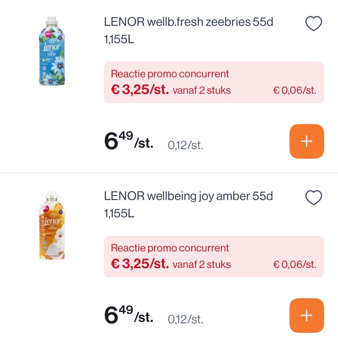 Lenor geurparels en Wasverzachter tot -50%