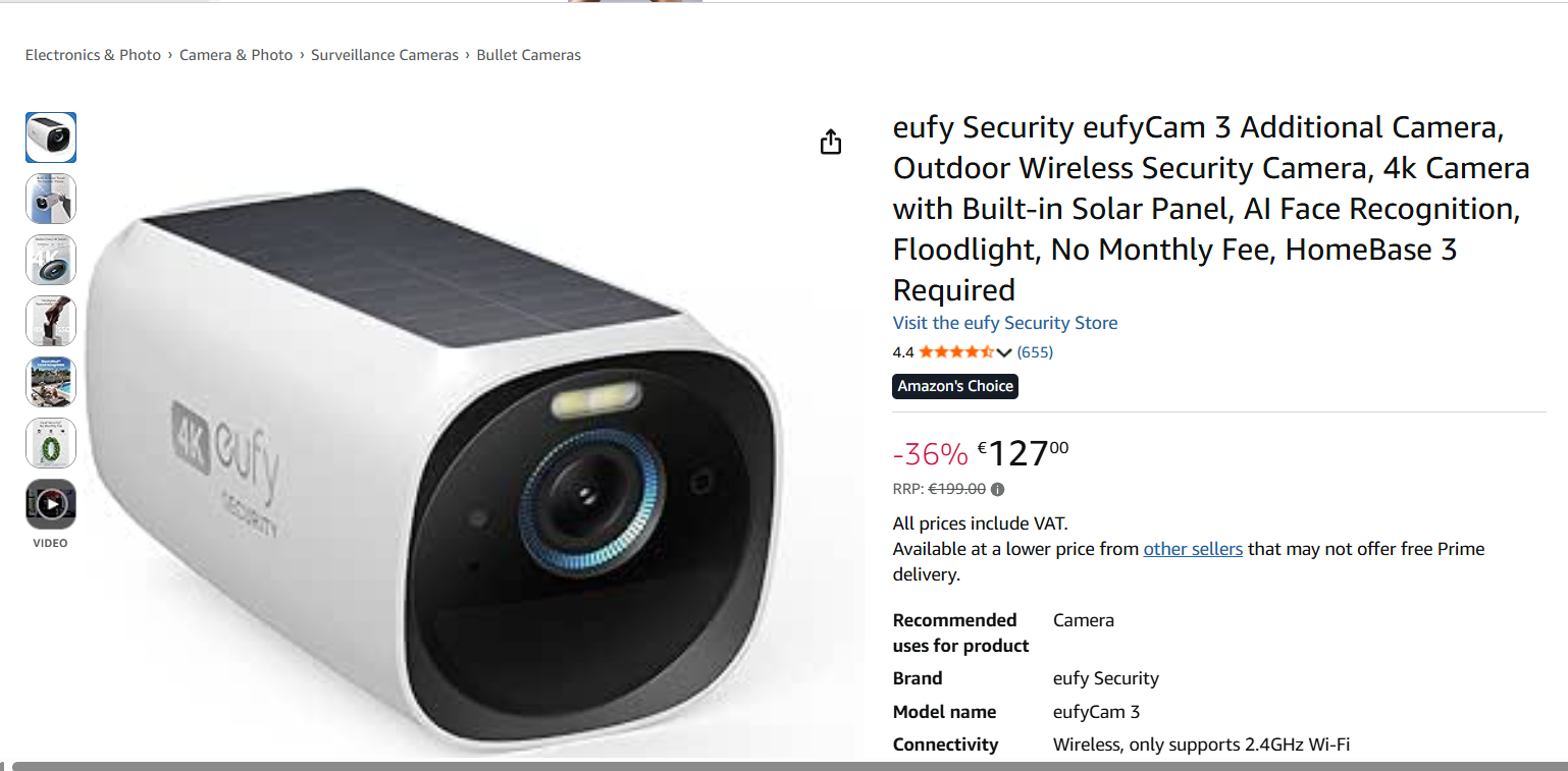 Buitencamera: eufy Security eufyCam 3