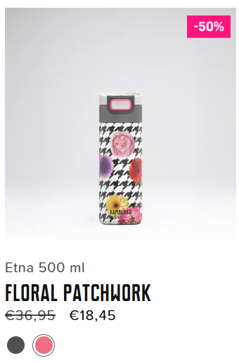 -50% Kambukka Etna 500 ml Floral Patchwork 🪷