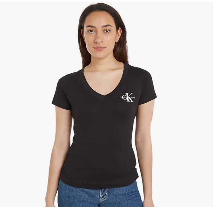 V hals Calvin Klein t shirt in maat xxs