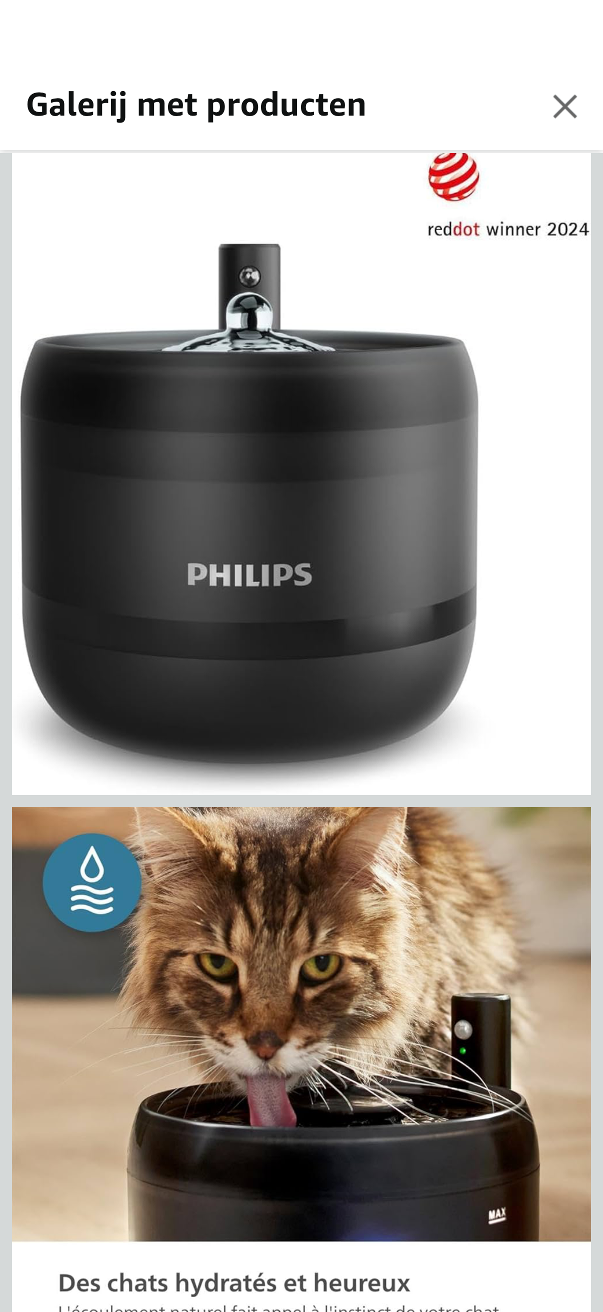 Philips Waterfontein voor katten -25%