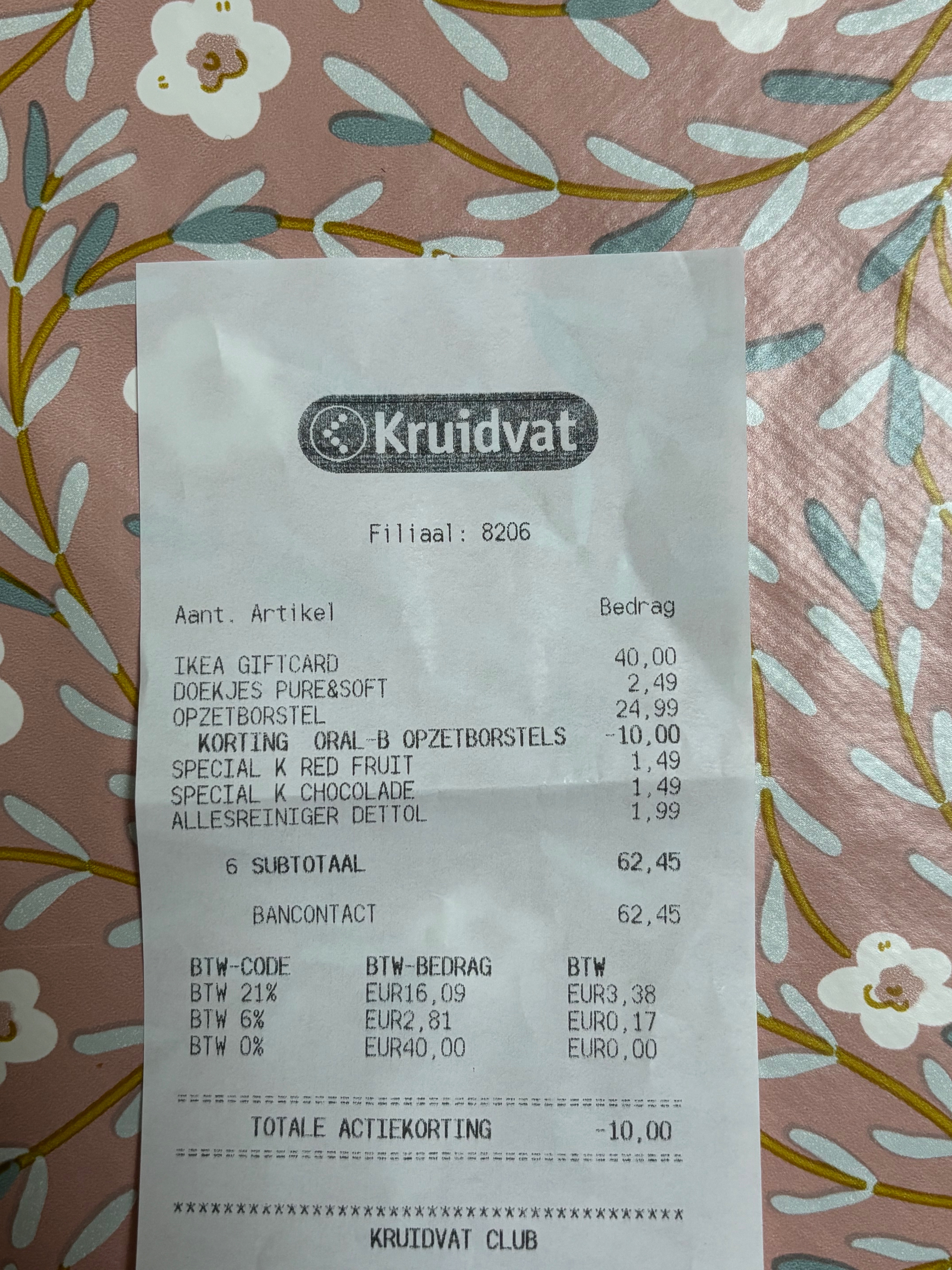 Oral B opzetborstels Kruidvat