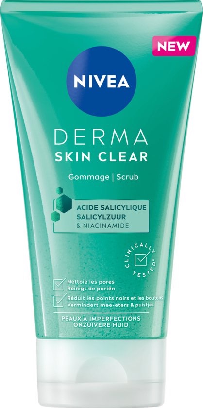 NIVEA DERMA Skin Clear Face Scrub Gezicht -45%