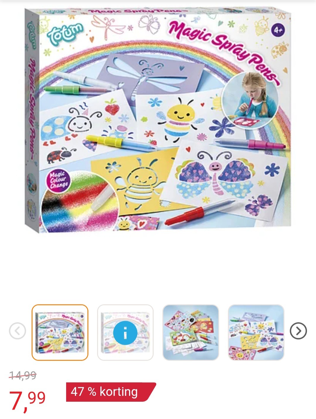Totum Magische Blaaspennen set -47%