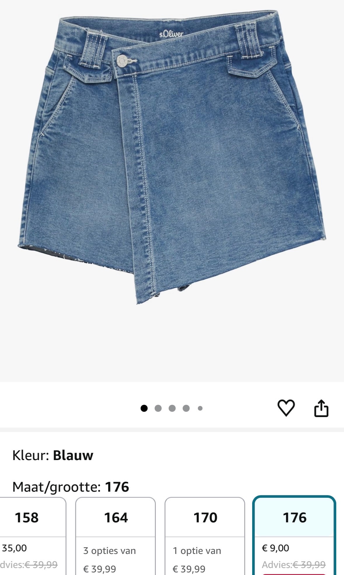 s.Oliver Skort maat 176