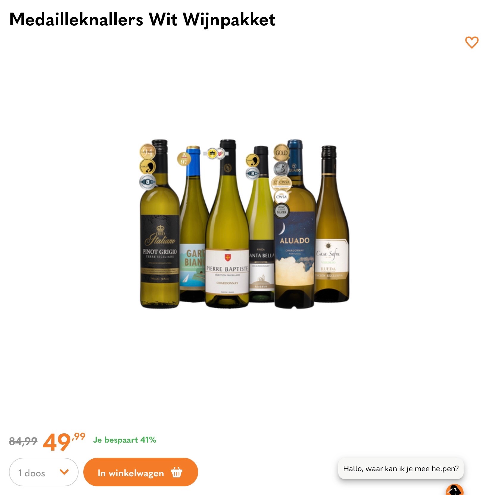 Wijnvoordeel medailleknallers -41%