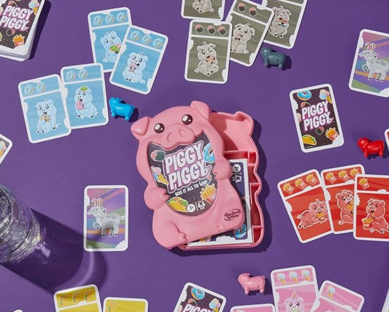 Hasbro Gaming Piggy Piggy Kaartspel bij amazon 4.99€ elders 19.94€