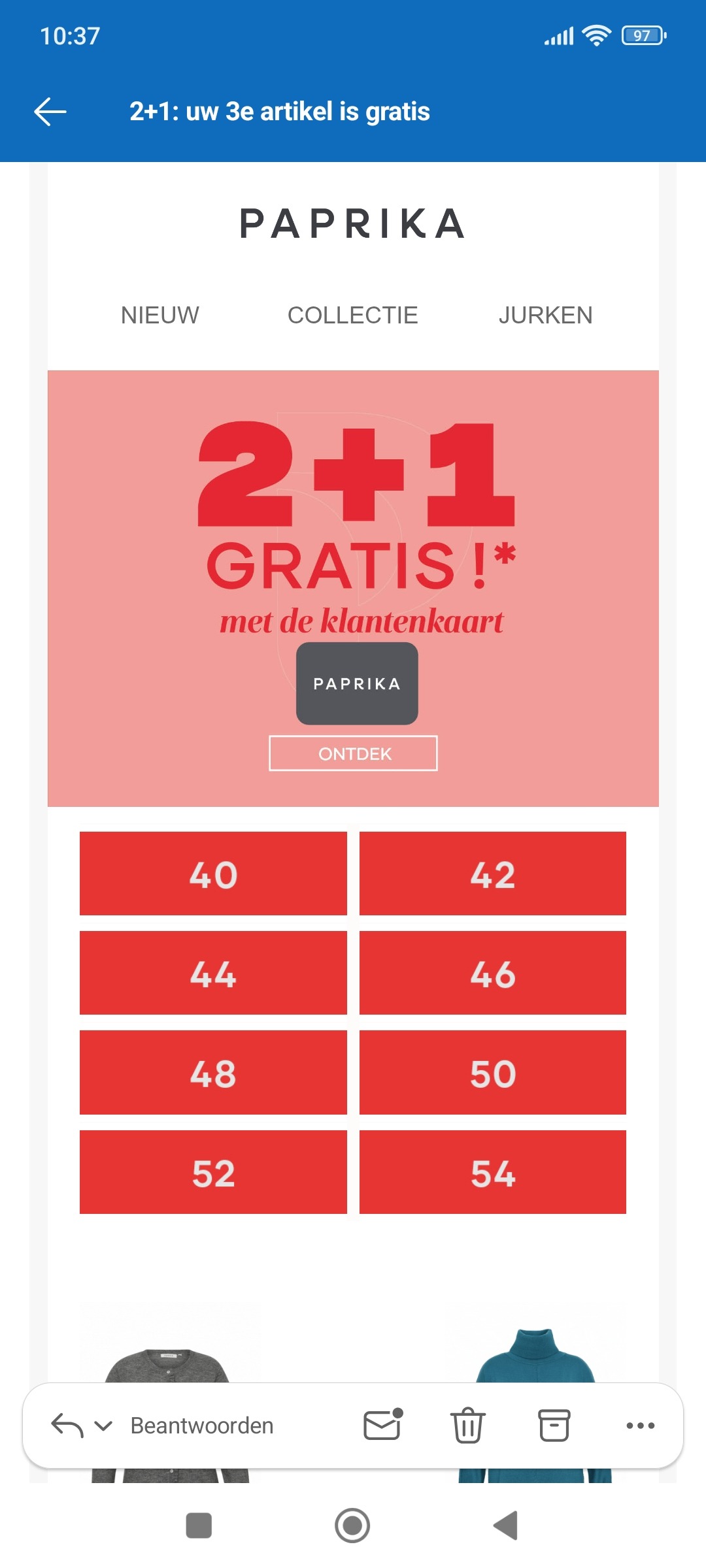 Paprika: 2+1 gratis