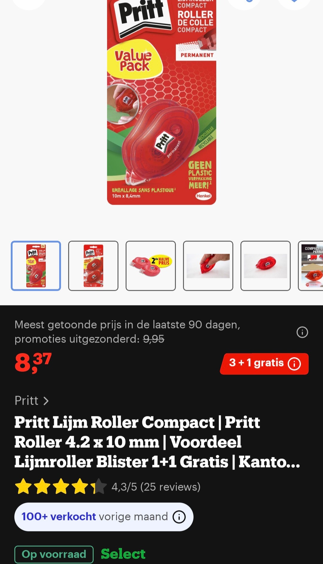 Pritt Liim Roller