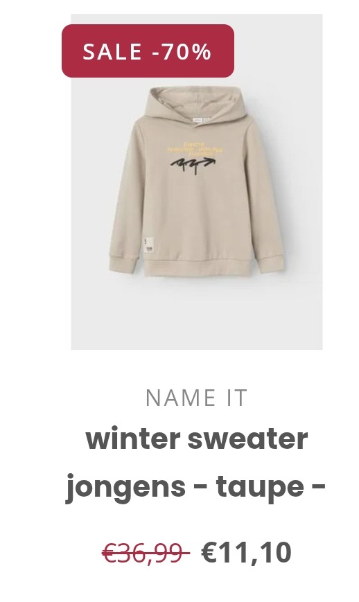 🤯 CRAZY DEALS! 70% + 30% EXTRA korting