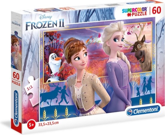 Clementoni kinderpuzzel - 60 Stukjes - Frozen 2 -59%