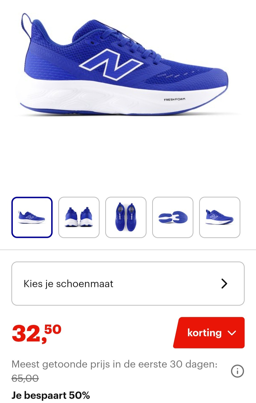 New Balance sportschoenen maat 37 en 38 -50%