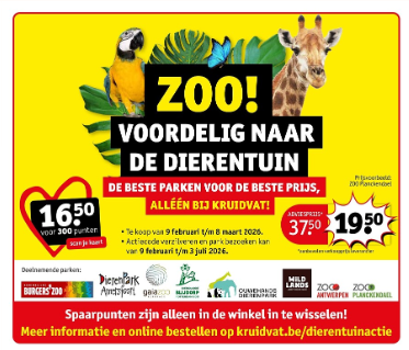 Voordelig naar de dierentuin met Kruidvat 🐘🦒
