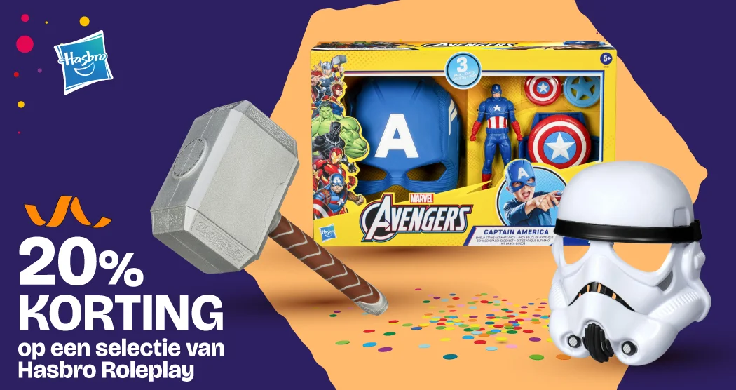 -20% Hasbro artikelen