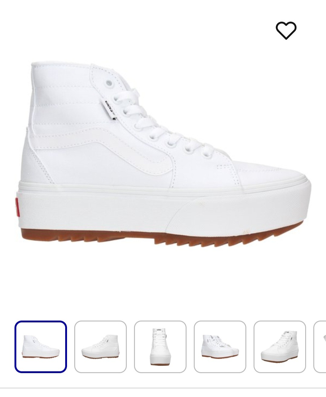 VANS Filmore Hi Tapered Platform ST White maat 39 -50%