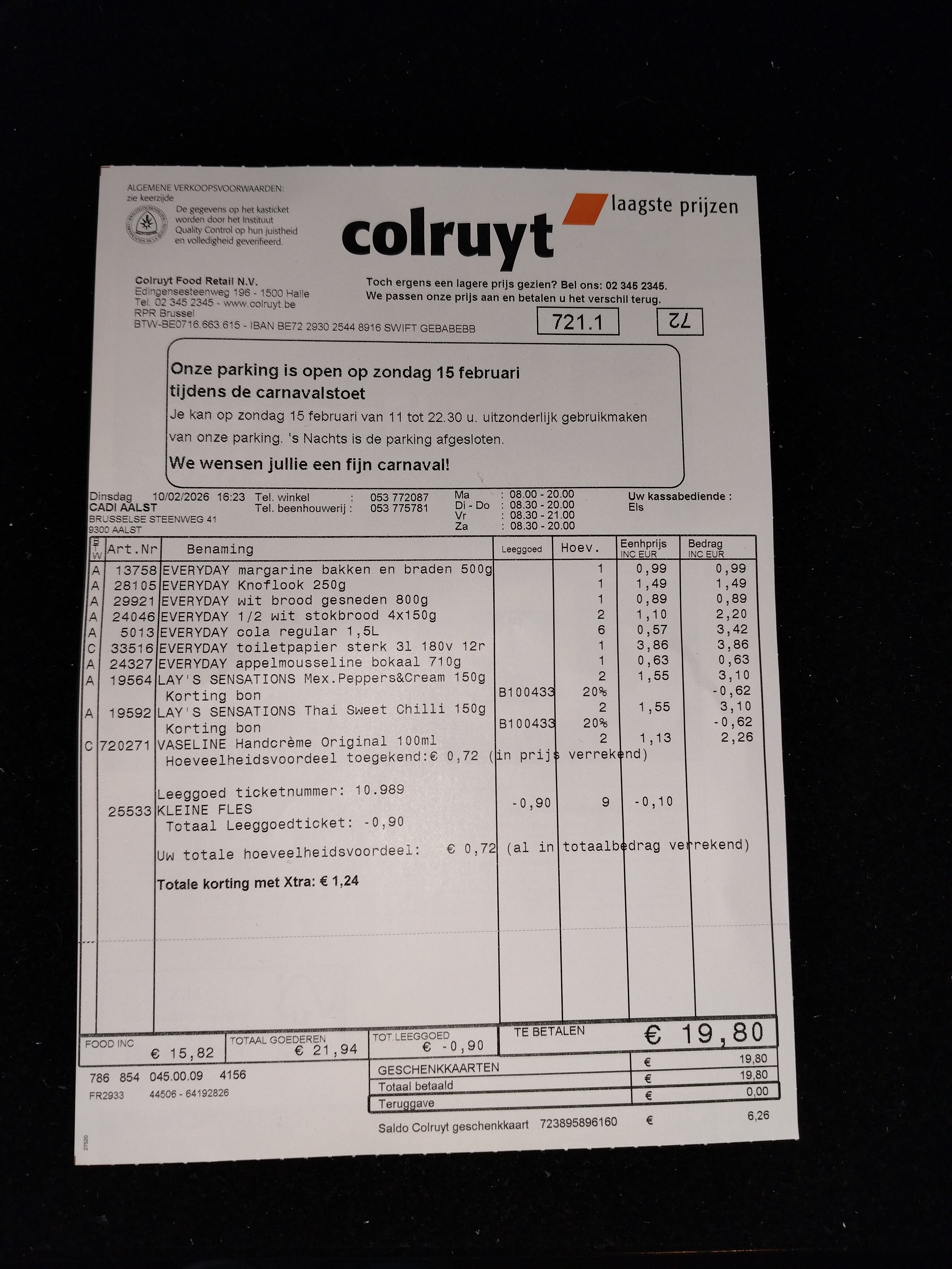 Colruyt chips lays sensations 20% korting