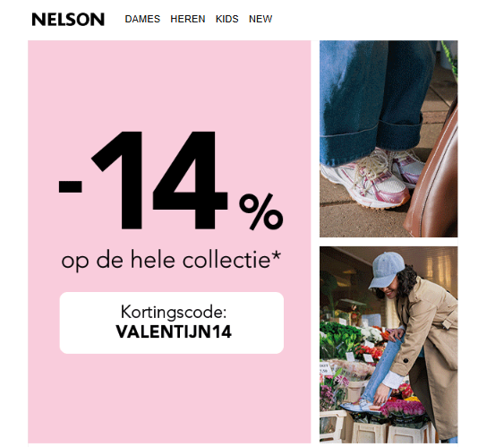 Nelson: 14% korting
