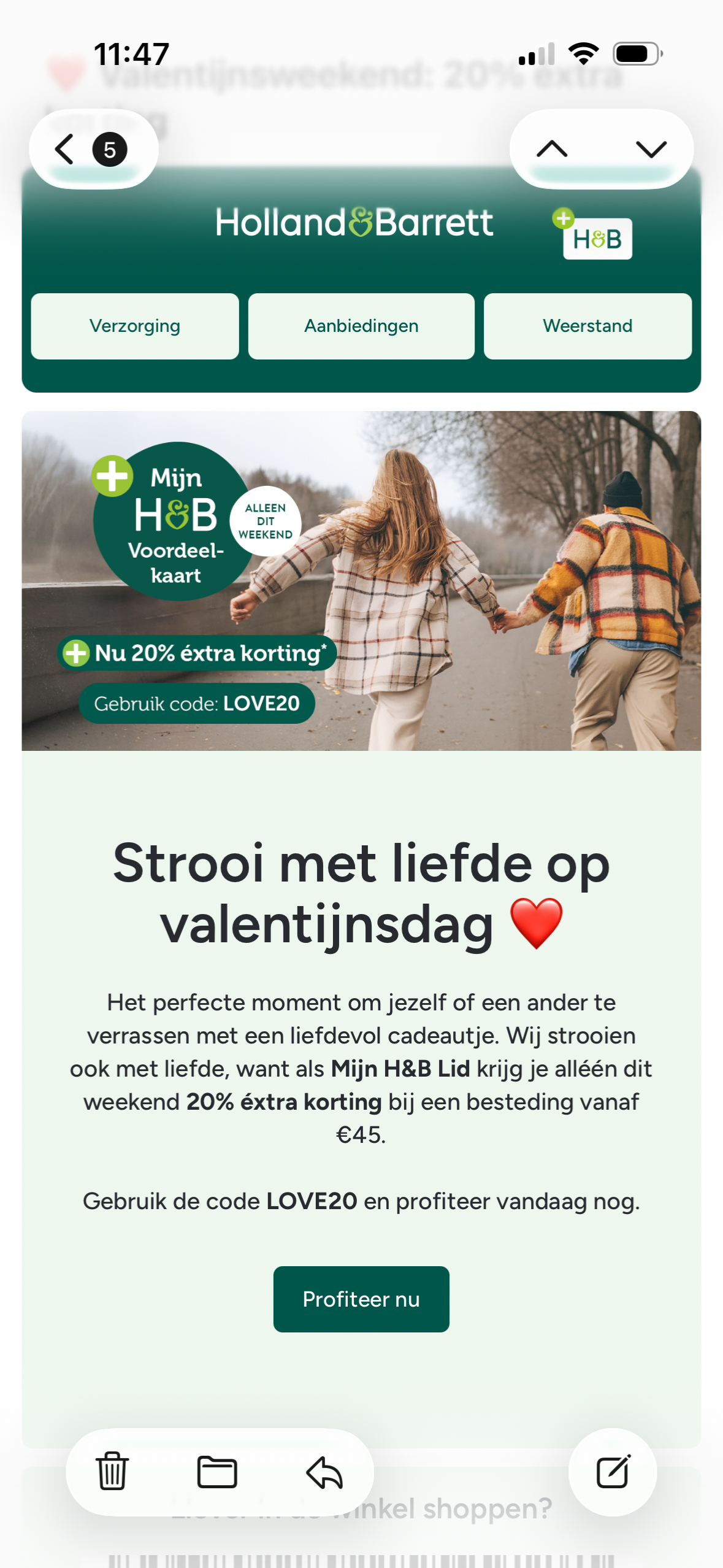 Valentijn bij Holland& Barret