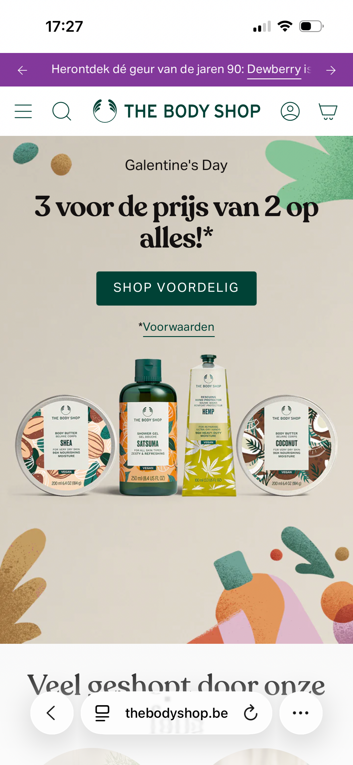 Galentine's Day bij the Body shop