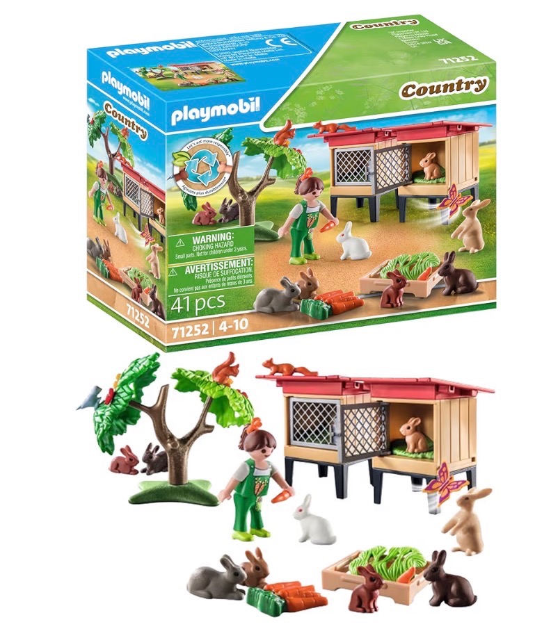 Playmobil konijnenhok