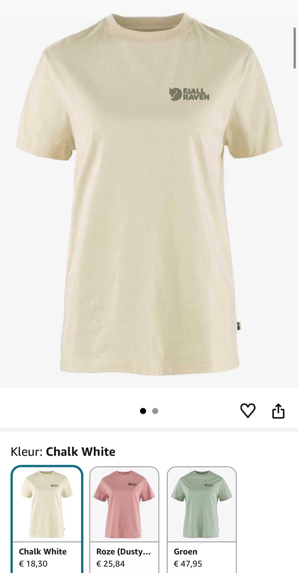 Fjällräven Dames t-shirt