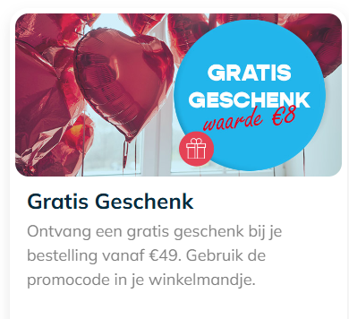 Gratis geschenk t.w.v. €8,00 bij Pazzog