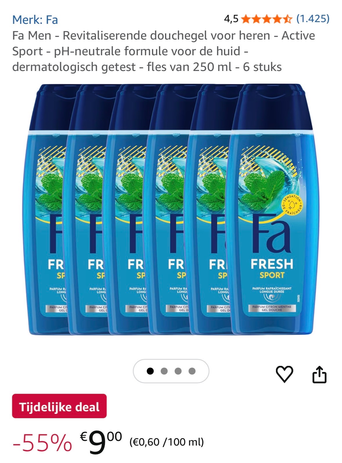 Fa Men Active Sport 6 stuks