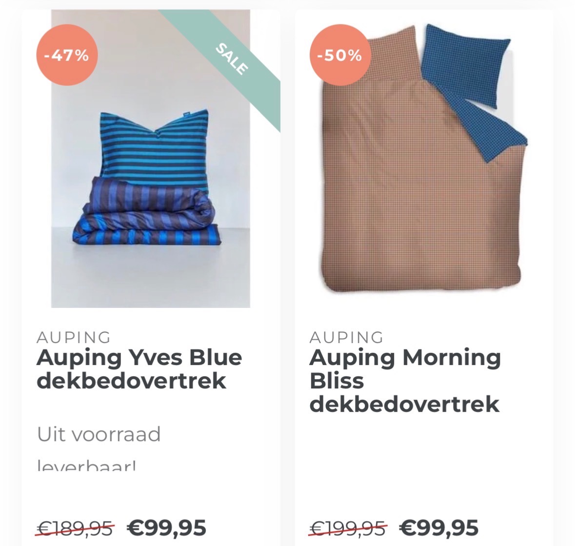 Auping sale bij de Bedderie