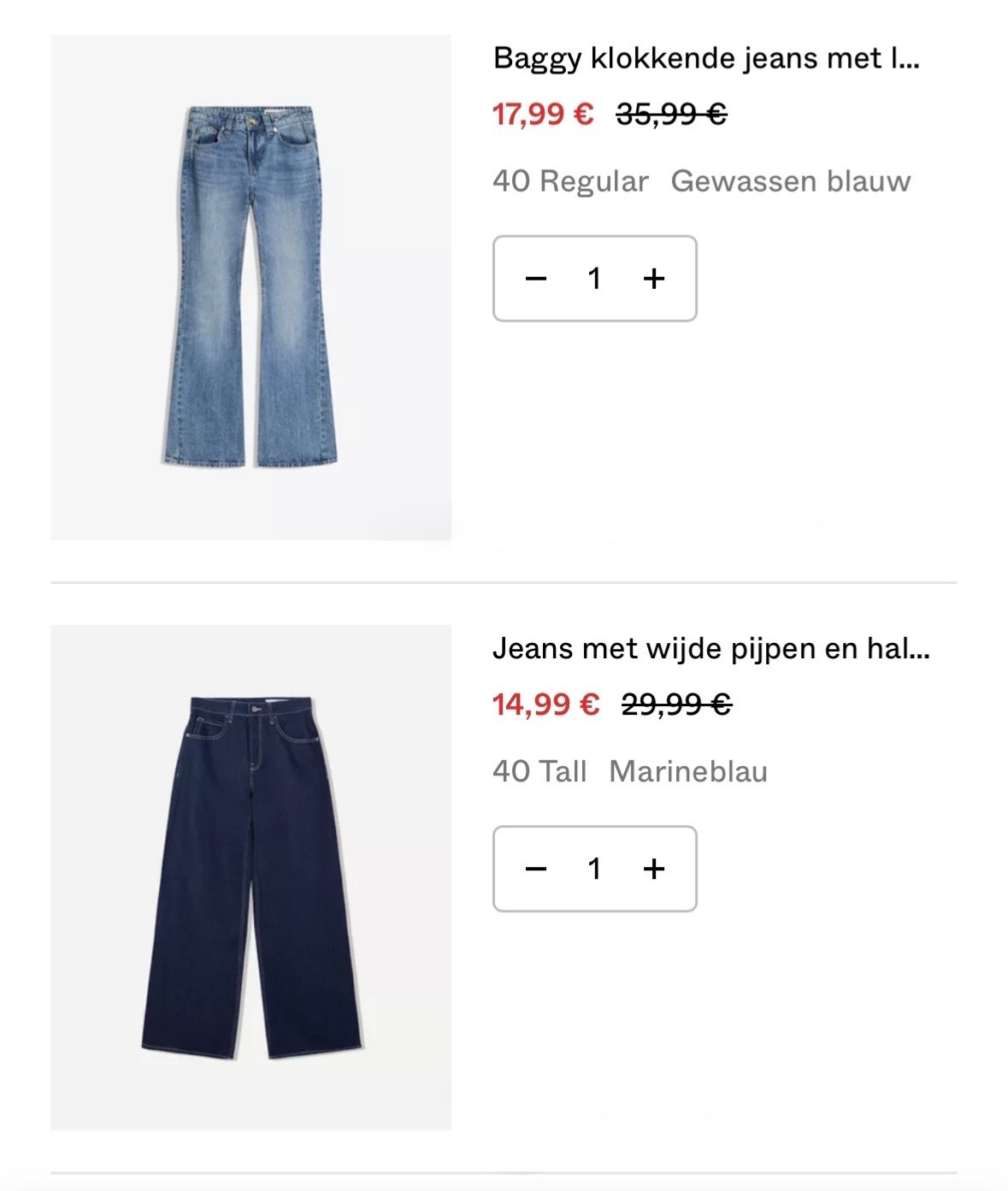 Bershka special prices