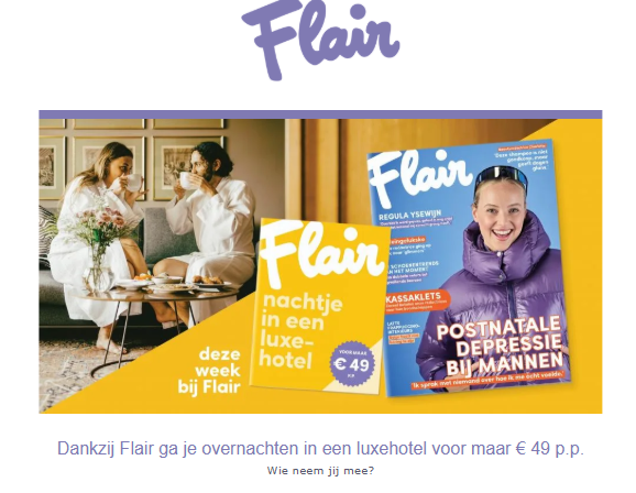 Flair: overnachten in een luxehotel voor maar € 49 p.p.