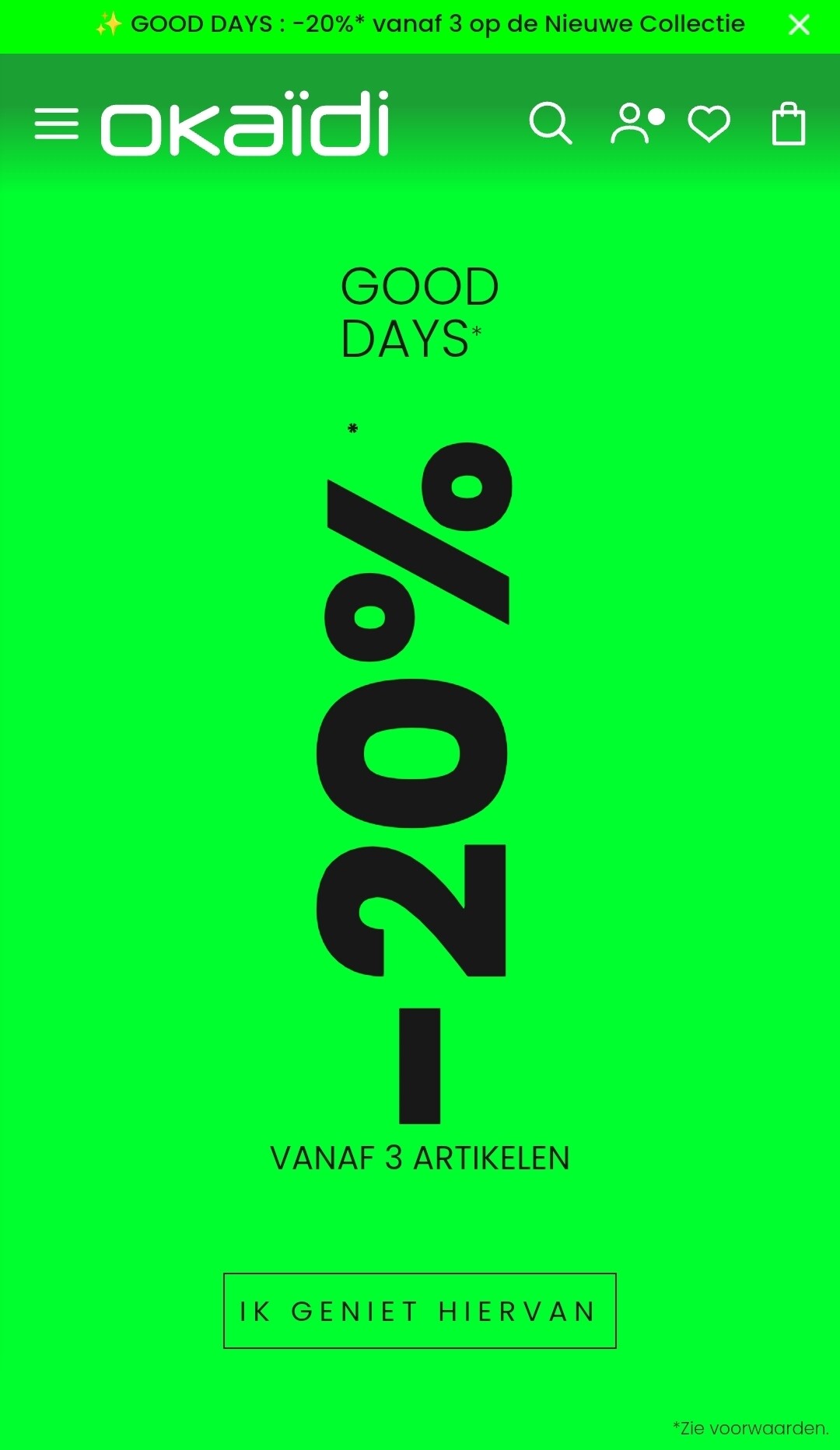 -20% bij Okaidi