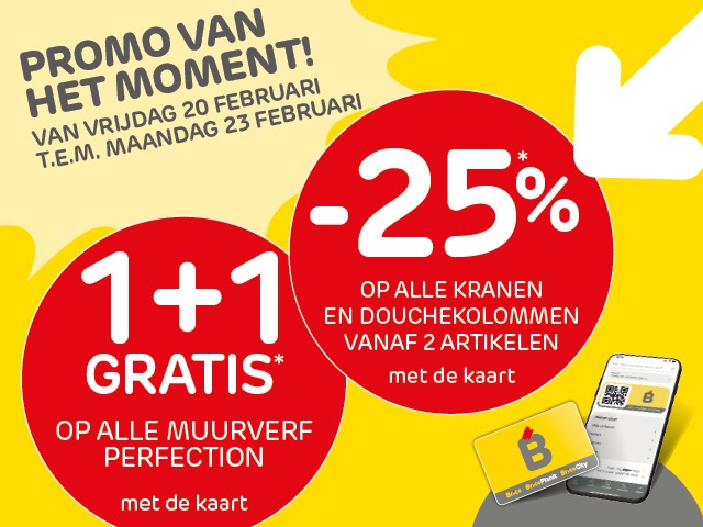 Verschillende acties bij Brico