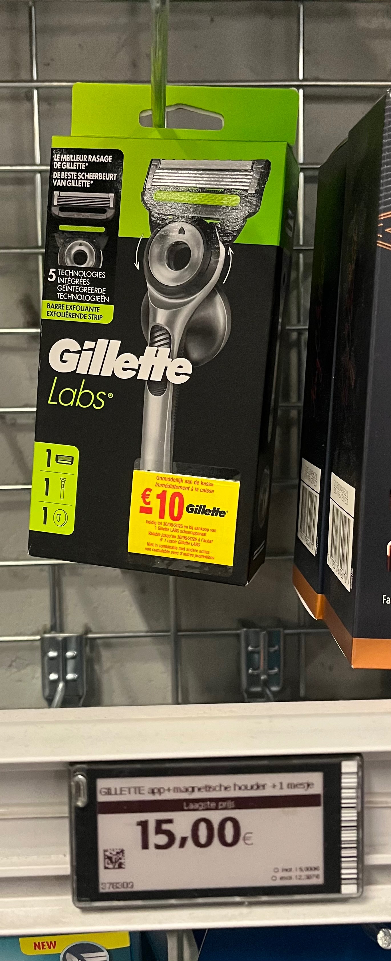 Gillette labs scheerapparaat voor slechts 5,00€