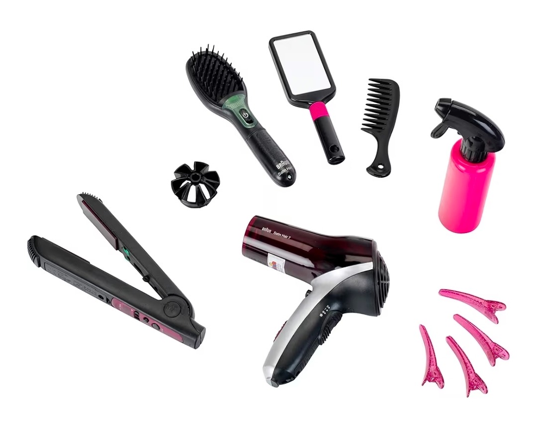 Theo Klein - Braun Satin Hair kappersset -69%