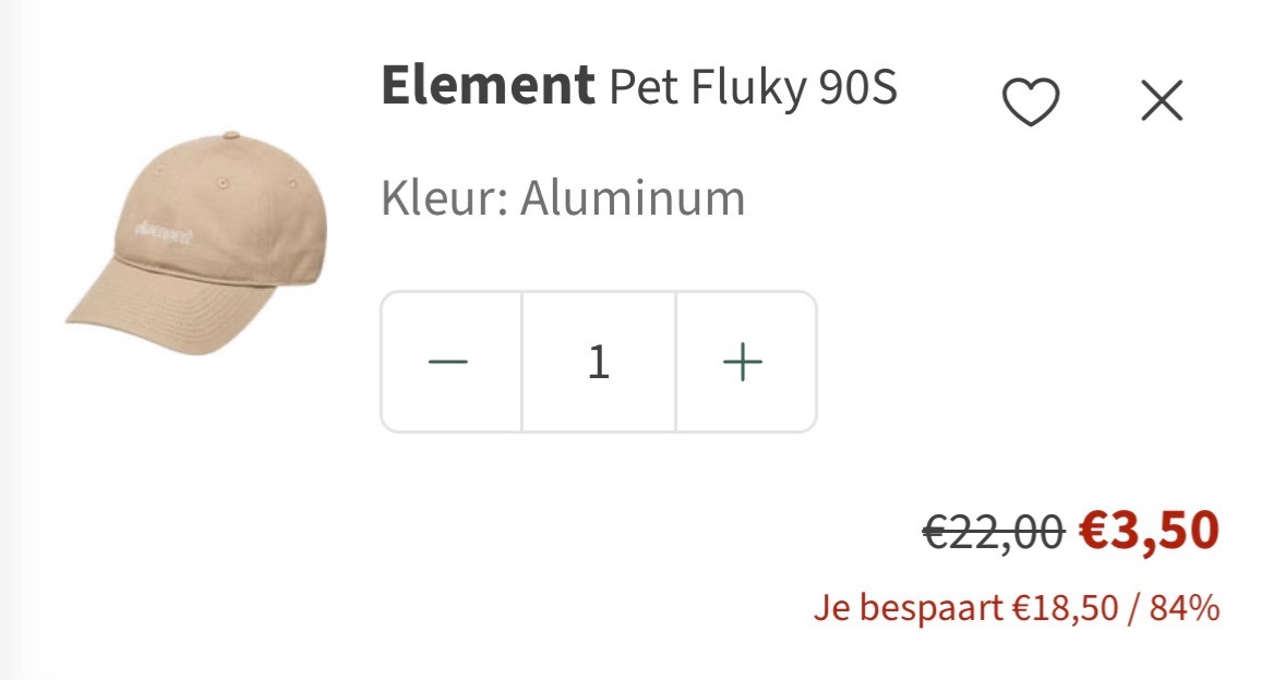 Petten aan héél mooi prijsje