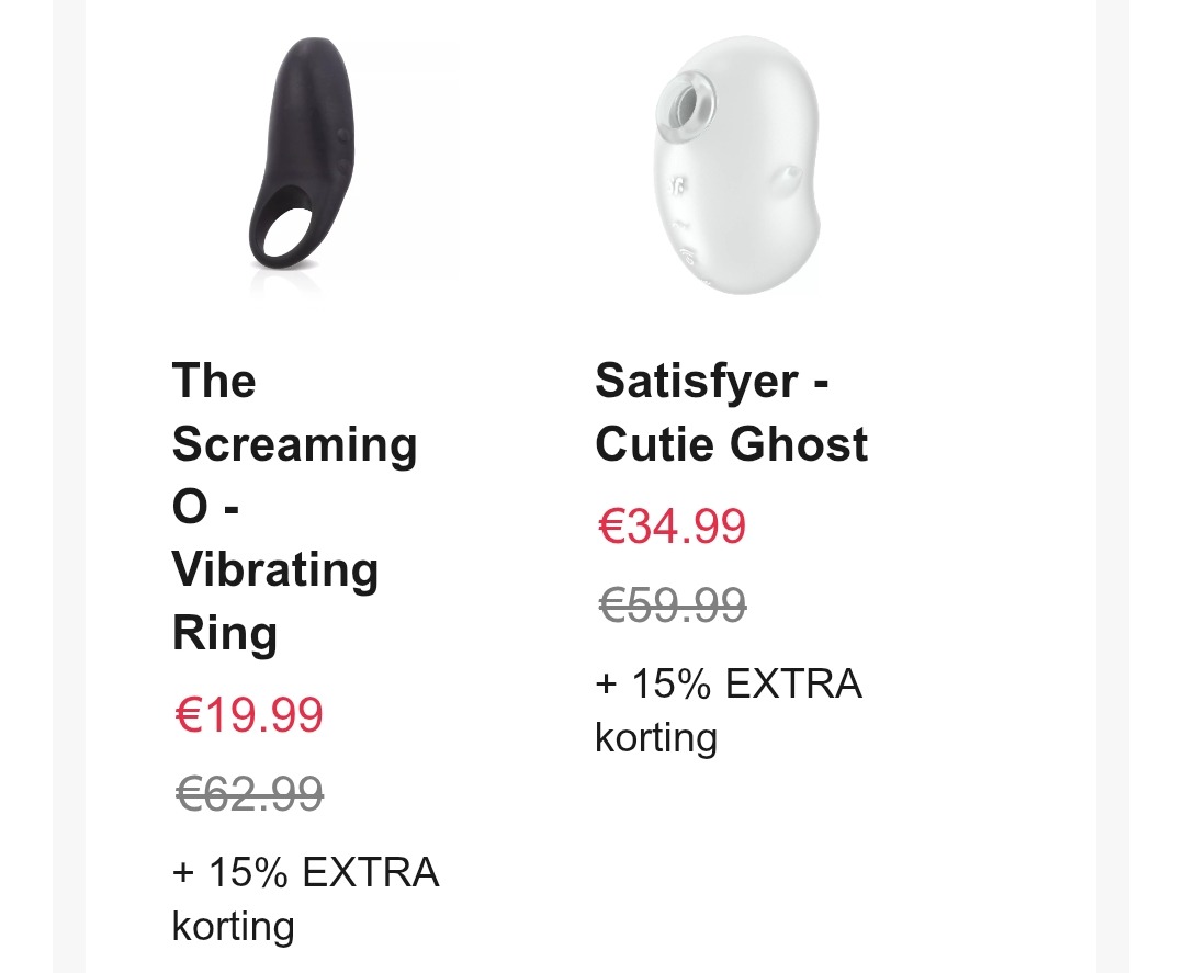 Tot 75% + 15% EXTRA korting! 🛒