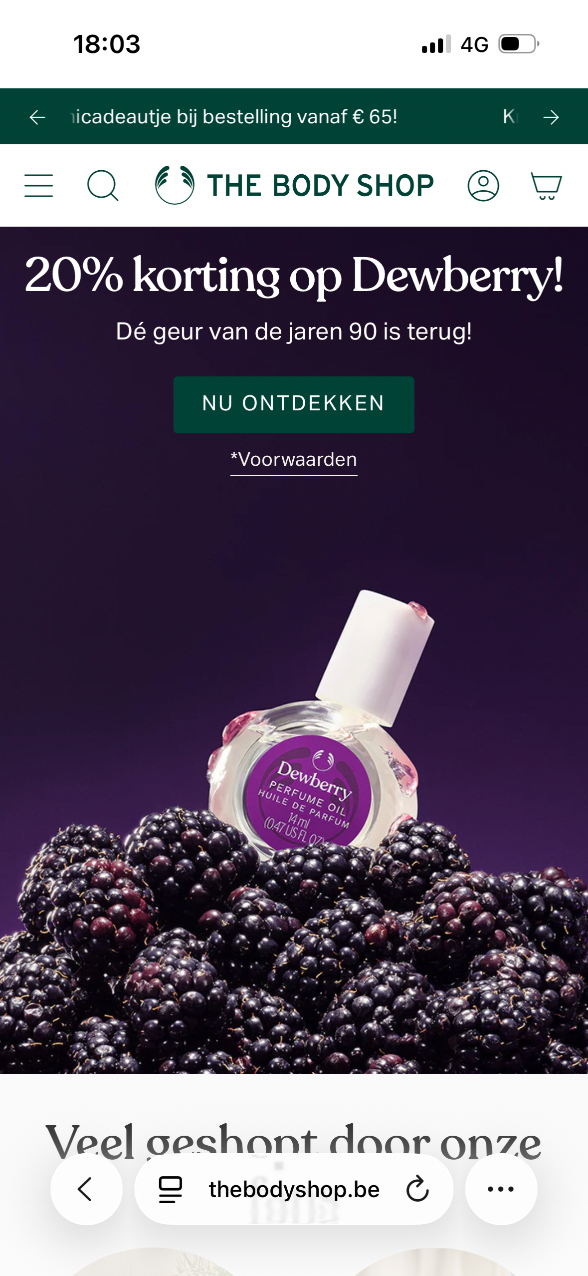 -20% korting op Dewberry