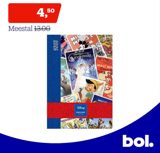 Disney Vintage Posters Agenda 2026 heel goedkoop bij Bol