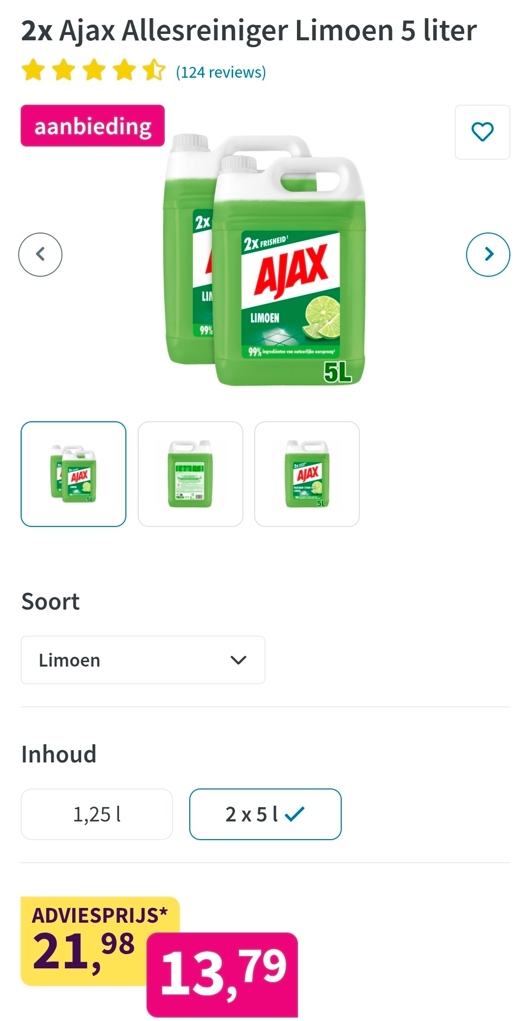 Ajax Allesreiniger goedkoop bij Plein